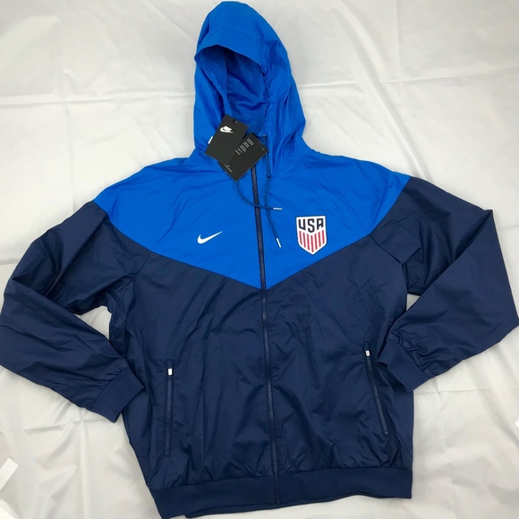 royal blue nike windbreaker